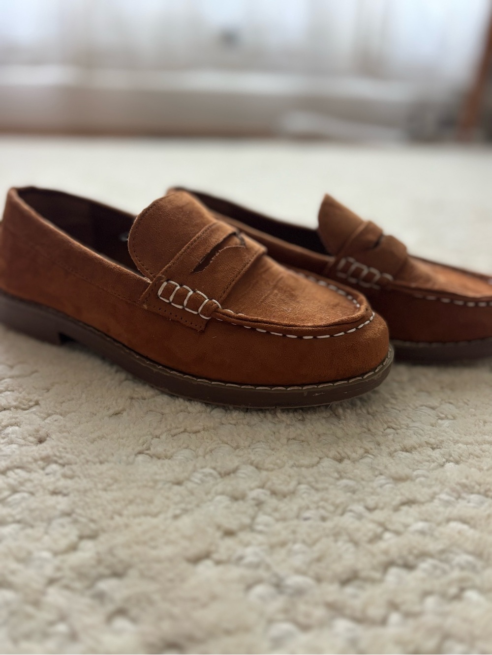 Crewcuts Boys' Suede Penny Loafers